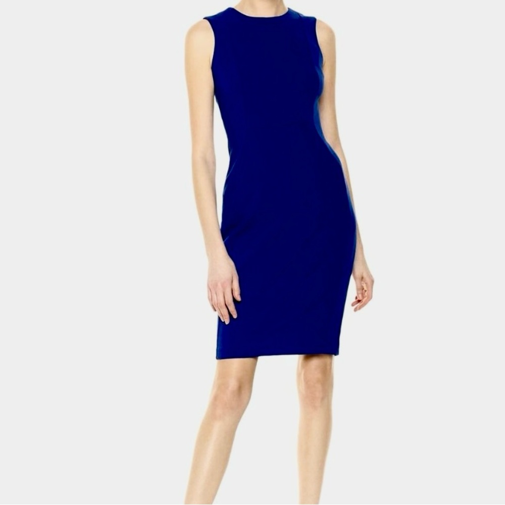 Calvin Klein Suzette Sleeveless Midi Dress